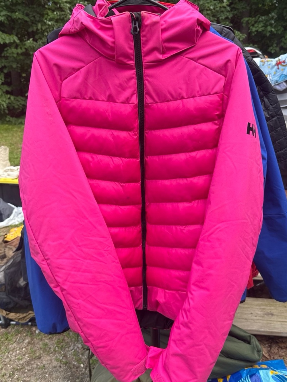 Helly Hansen Hot Pink Hooded Quilted Jacket
